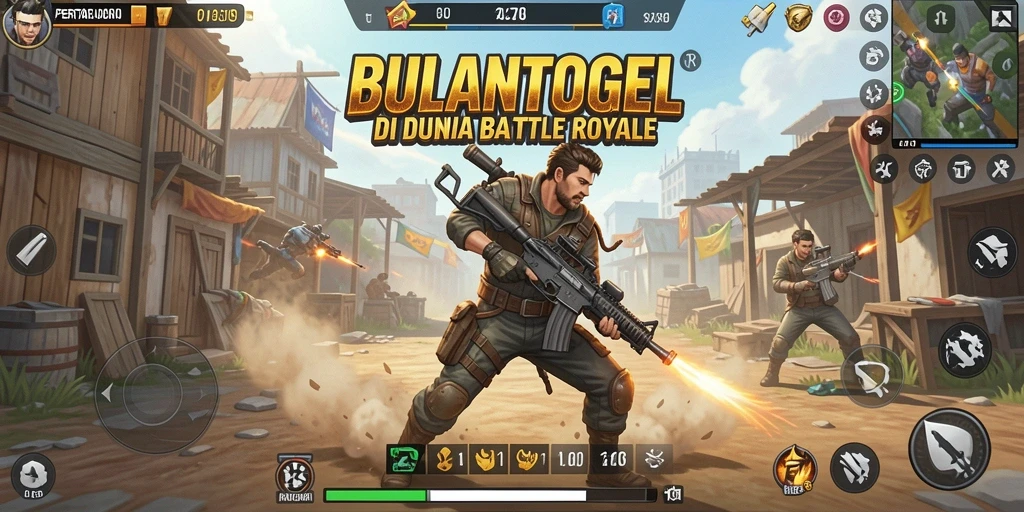 Tampilan gameplay seru di BULANTOGEL dengan pertempuran intens.