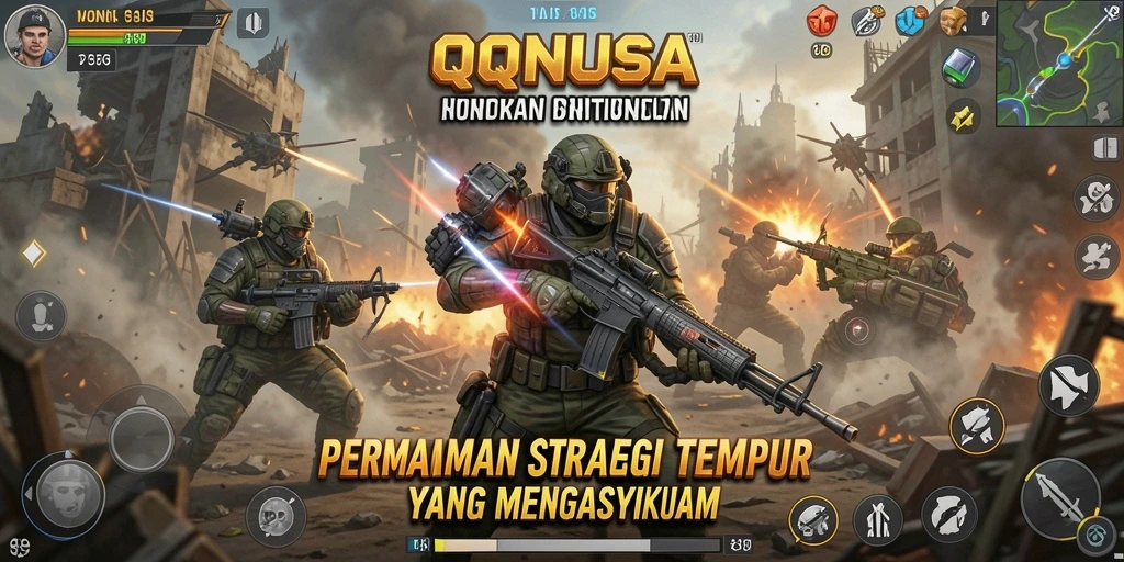 Gameplay seru dan strategis dalam QQNUSA.