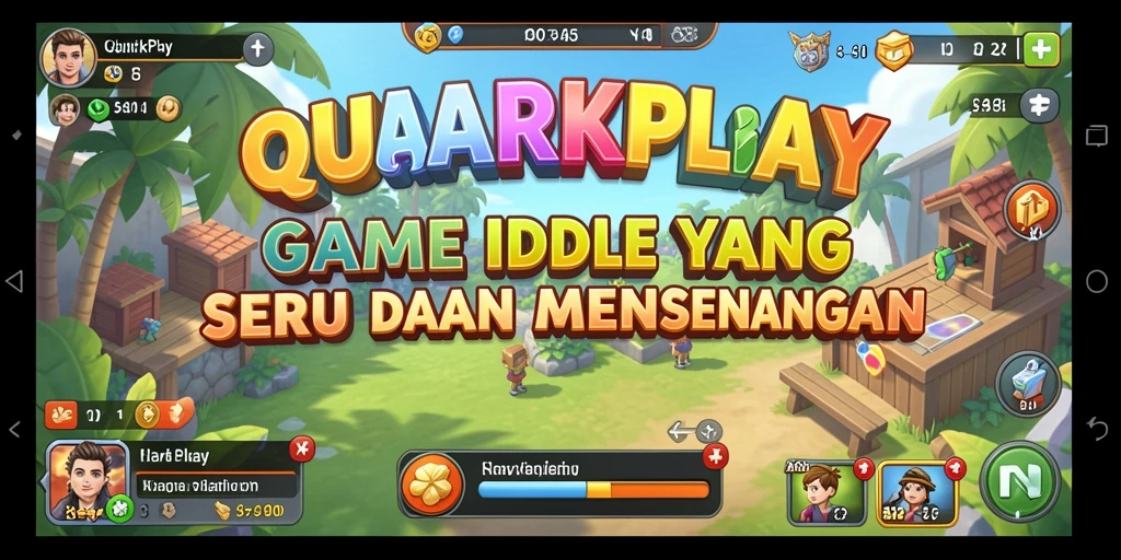 Tampilan gameplay <strong>QUARKPLAY</strong> yang menarik dan menawan.