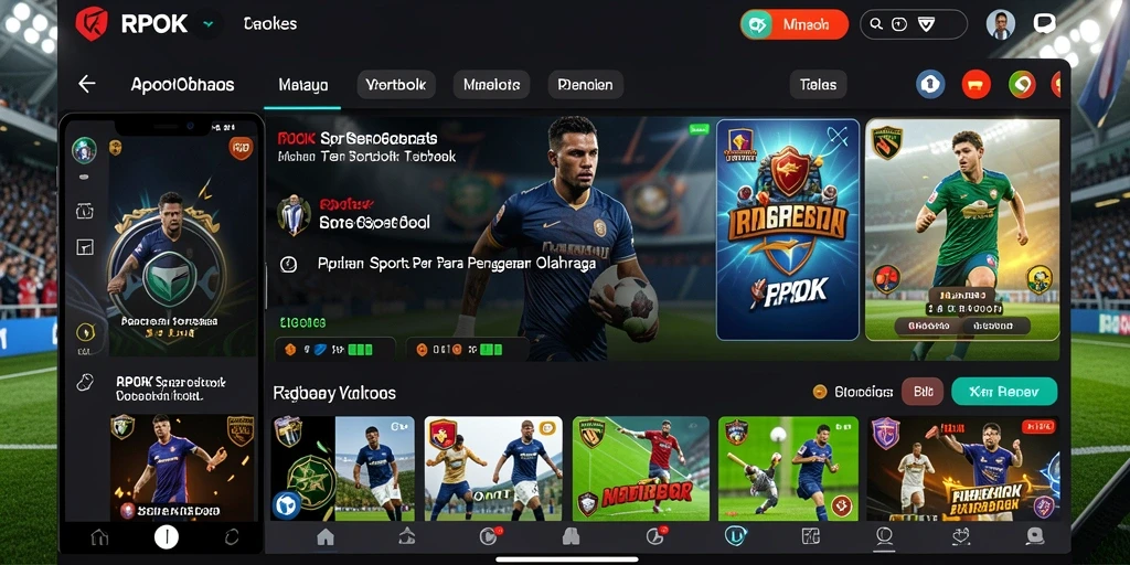 Tampak gameplay RPOK yang menarik dan interaktif dalam taruhan olahraga.