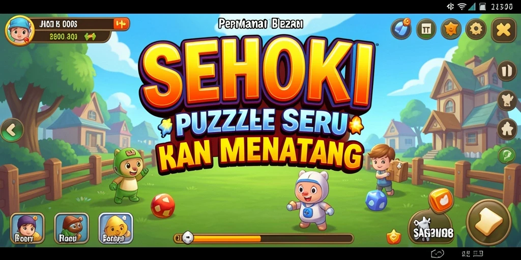Tangkapan layar gameplay SEHOKI saat menyelesaikan teka-teki.