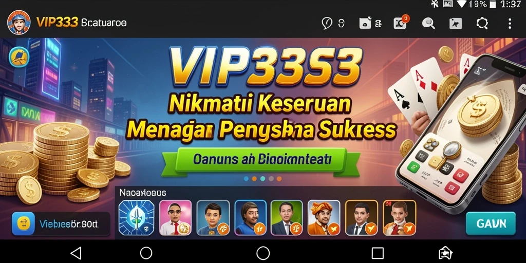 Tangkapan layar gameplay VIP333 menampilkan strategi bisnis yang mendebarkan.