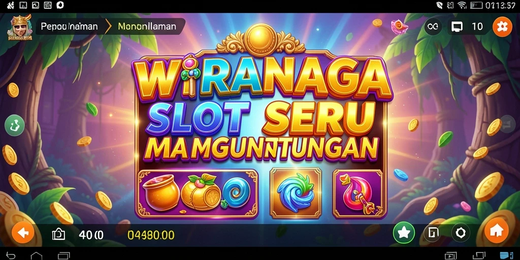 Tampilan gameplay menarik dari game Slot WIRANAGA.